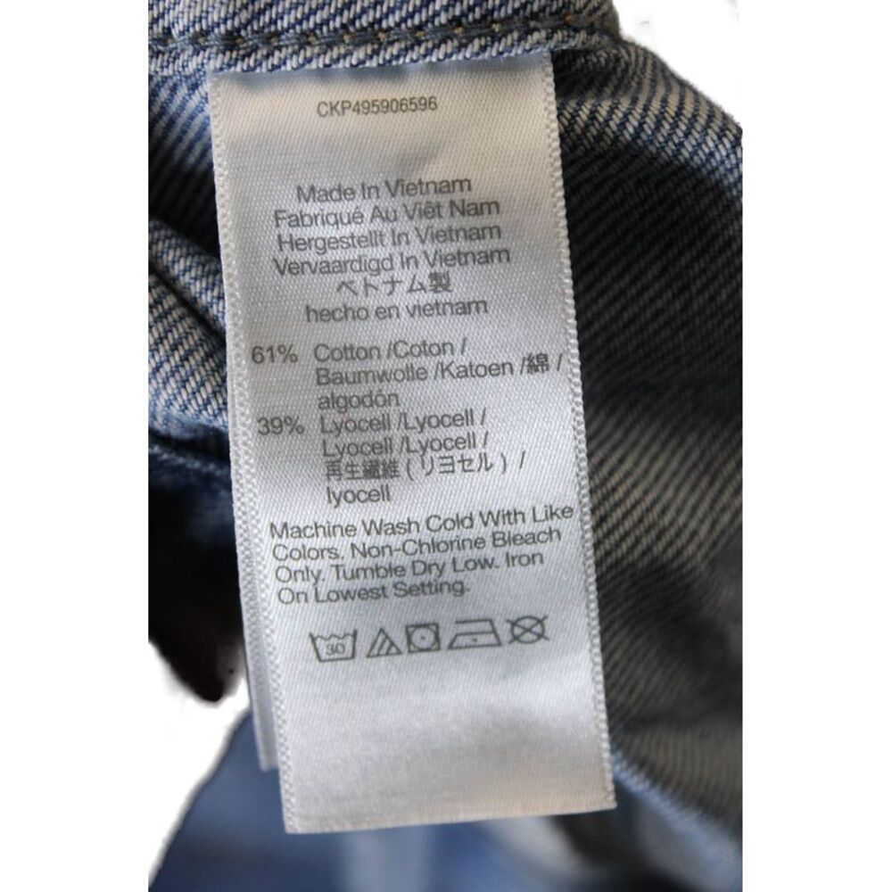 Madewell Womens Shirt Dress Blue Collared Long Sleeve Button Size 6 - Picture 5 of 5
